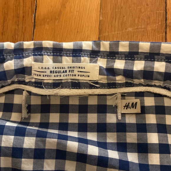 H&M 60’s cotton poplin button down shirt - Picture 2 of 2